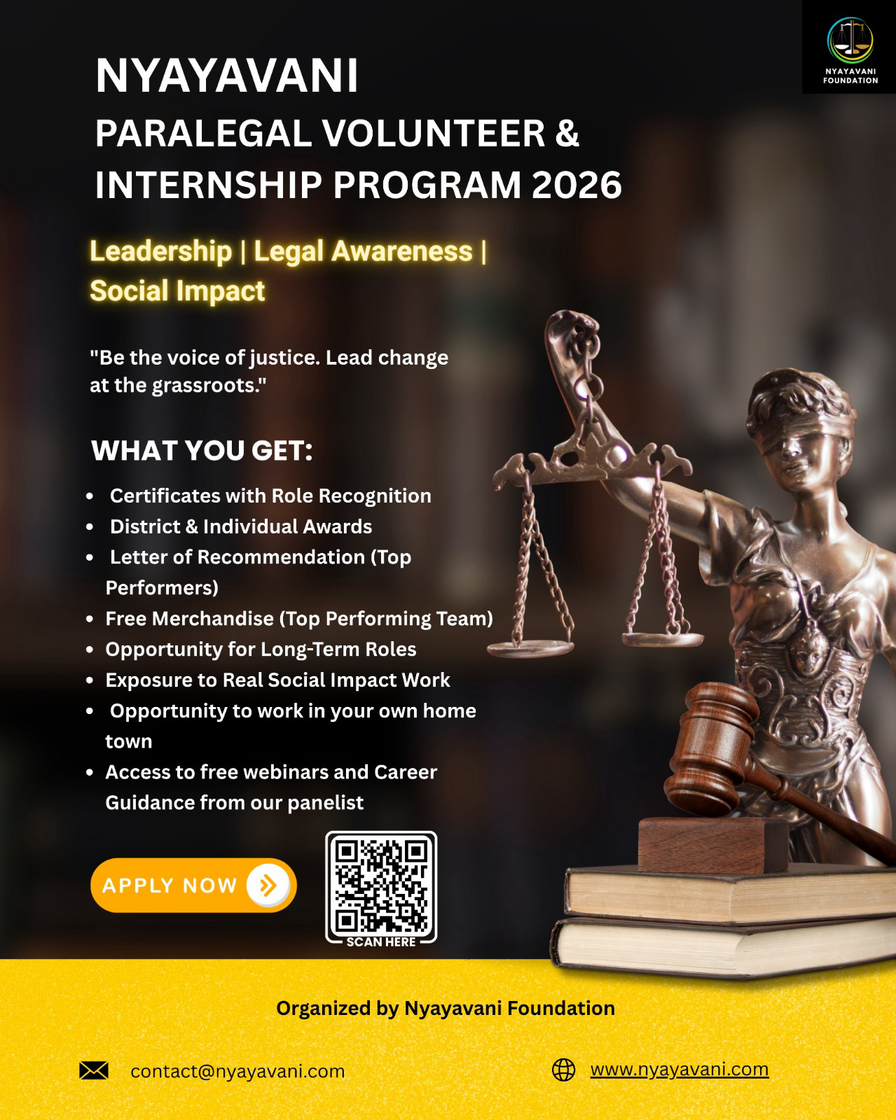 Nyayavani Paralegal Volunteer Poster 3